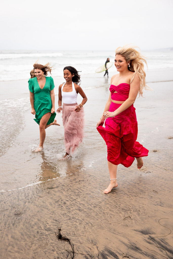 Senior pictures on California beaches