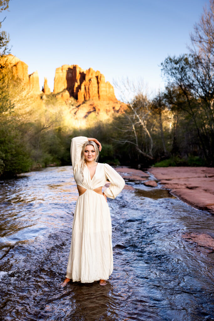 Senior Photoshoot at Crescent Moon, Arizona