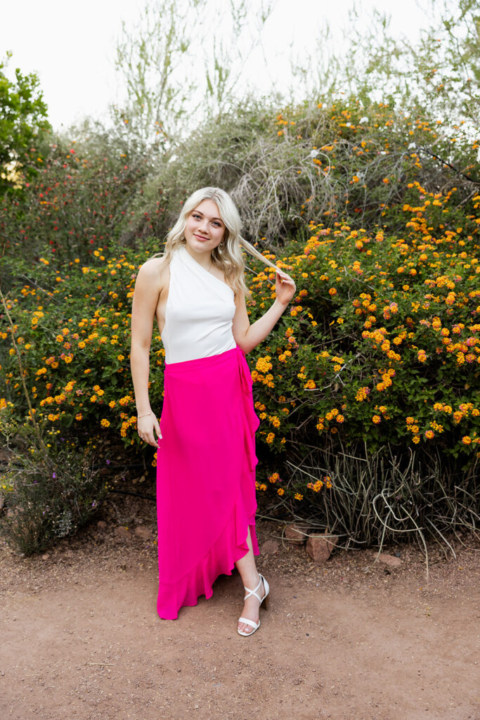 Senior Photos at Phoenix Botanical Garden