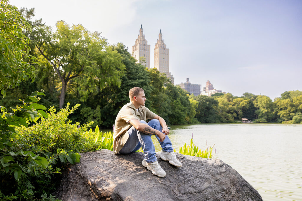 Travel photoshoot in NYC for high school senior portraits