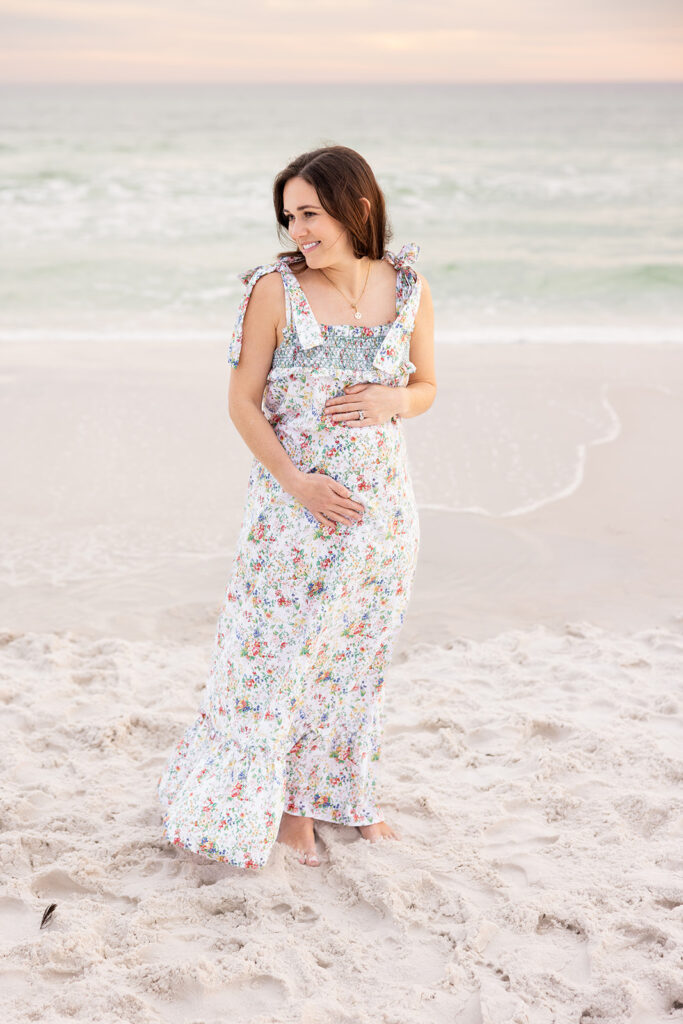 Maternity beach session in Destin, FL taken during a photography mentorship retreat by Kellie Rochelle Photography