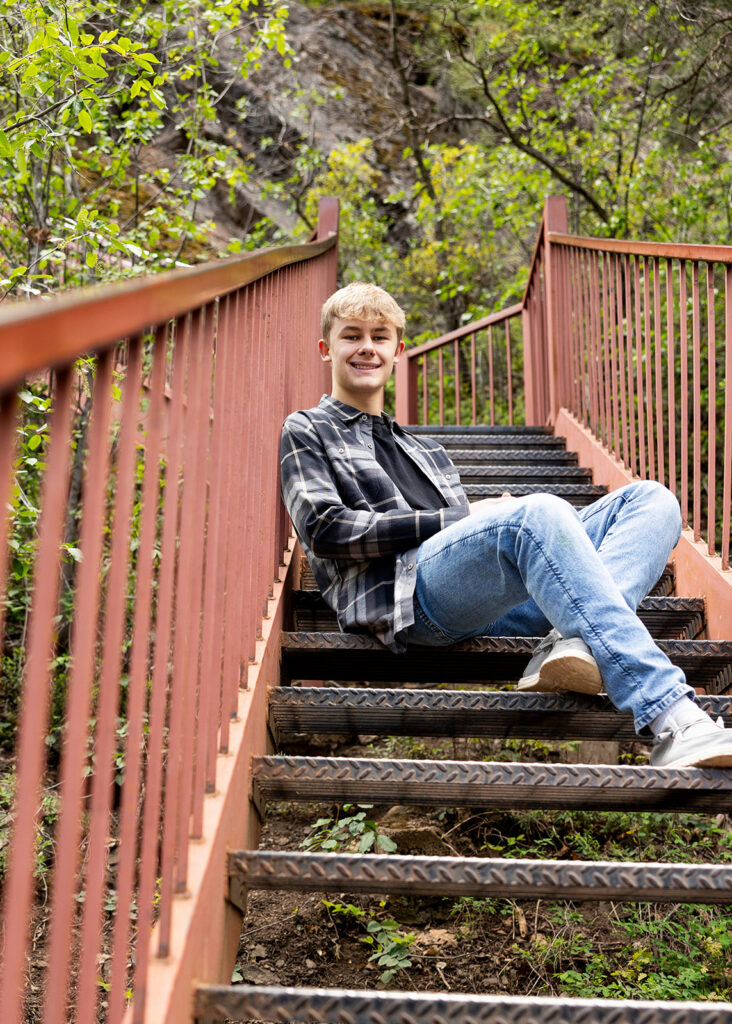 Senior photo session in North Dakota