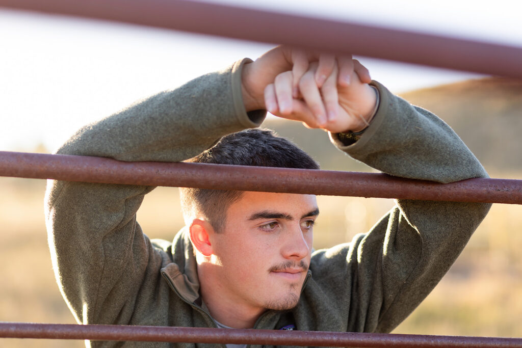 Farm senior photos in North Dakota