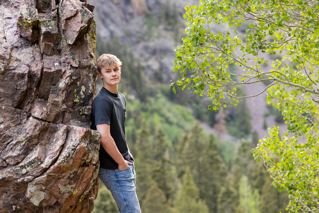 Outdoor senior pictures in North Dakota