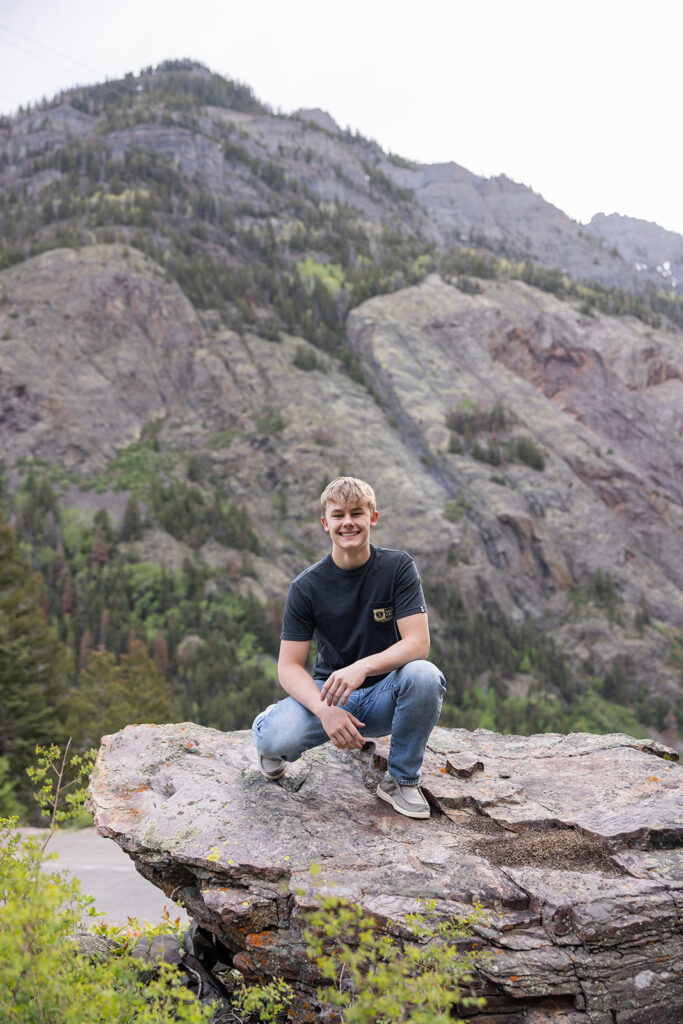 Outdoor senior pictures in North Dakota