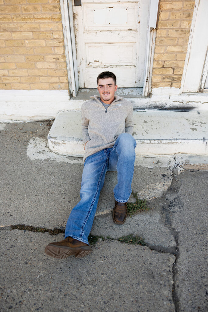 Senior photo session in Williston, ND