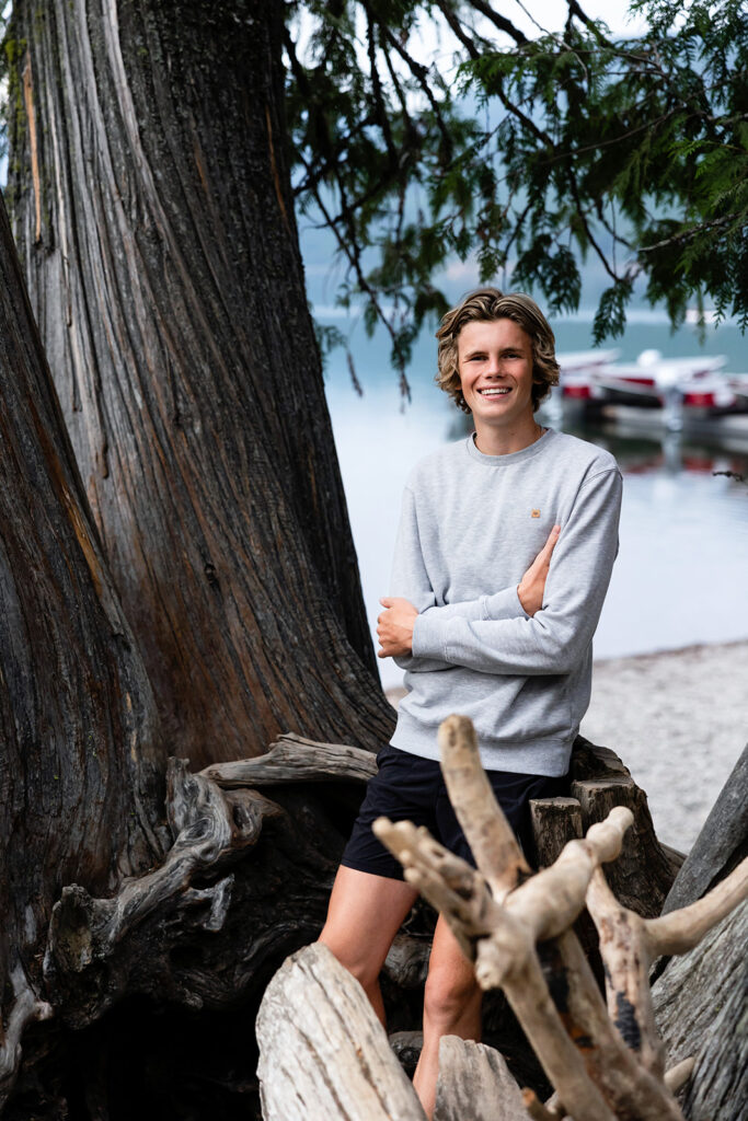 Glacier National Park senior boy photos by North Dakota destination photographer Kellie Rochelle Photography