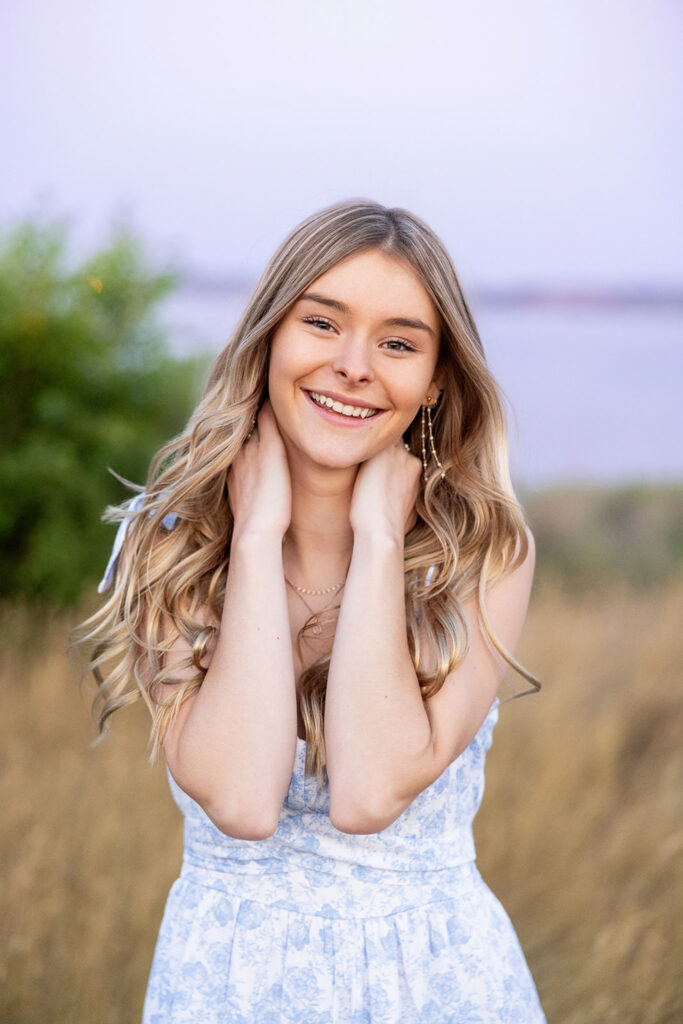 Liv Mitson’s senior session at Lewis & Clark State Park, showcasing stunning outdoor portraits