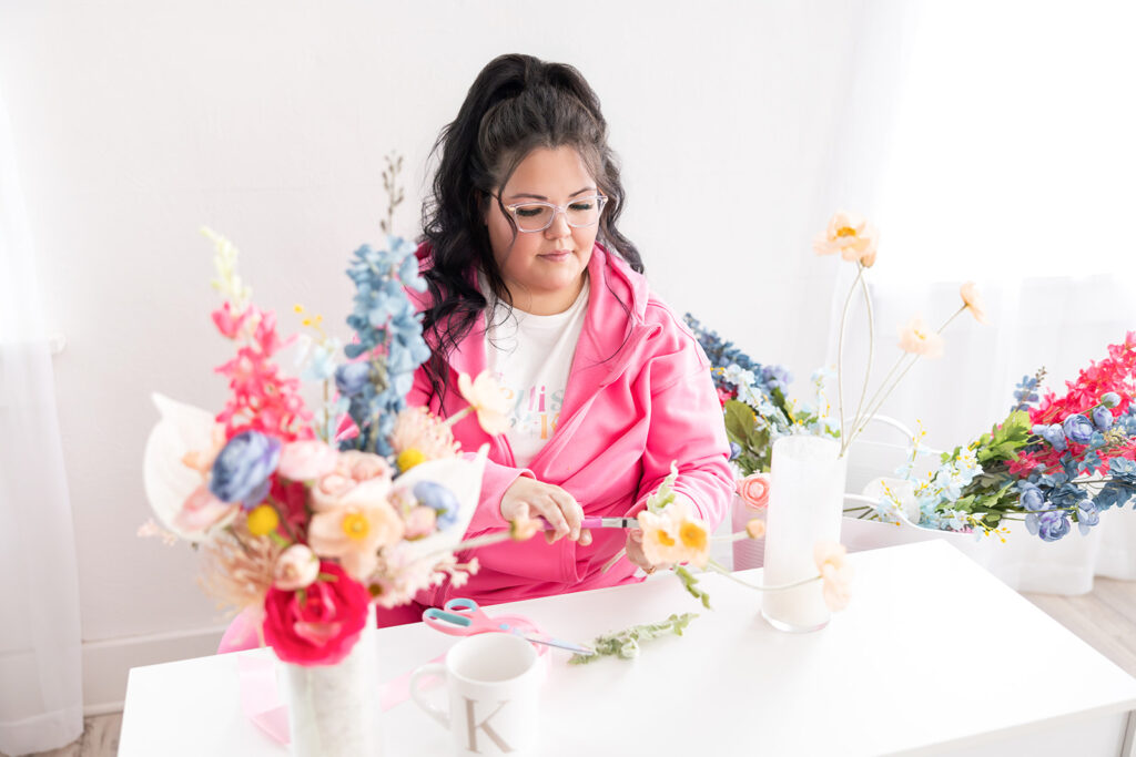 A north dakota brand photography session with an event planner 